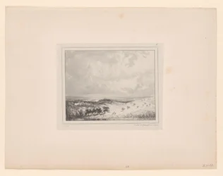 Dombos táj a napfényben négyzetes talp Nyolc tájképi előadás (sorozat címe) Huit sujets de Paysage (sorozat címe)