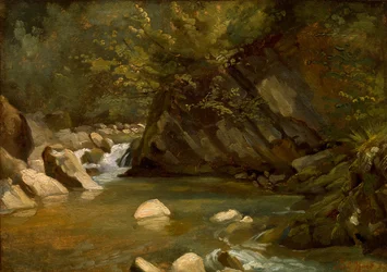 Erdei patak, 1840 körül (olaj, vászon)
