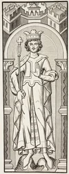 Iii. Fülöp 1245 - 1285, a merésznek nevezett francia király.