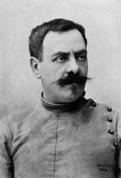 Arsene Vigeant (n. 1842), francia escrimeuse, akit Paul Nadar fényképezett 1880 és 1900 között, Felix Potin, 500 kortárs híresség gyűjteményből, Sport vívás Franciaország