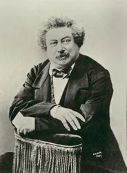 Alexandre Dumas Père portréja (fénykép)