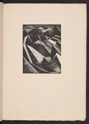 A szárazföld megjelenése, illusztráció a "Háborús képek... Versek" Richard Aldington