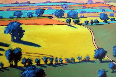 Cotswold Way közelről (akril a fedélzeten)