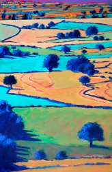 Farm, 2024 (akril, tábla)