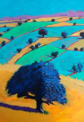 From Broadway Tower #2 (részlet), 2024 (akril, karton)