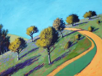 Malvern Spring, 2021 (akril, tábla)