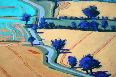 Rural Lane #1, 2022 (akril, tábla)