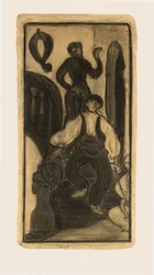 Staircase an Inn, Baszkföld, 1893