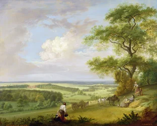Hackwood Park, Hampshire (olaj, vászon)