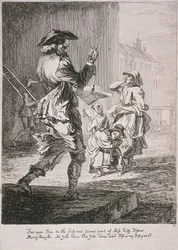 Street Entertainers, Cries of London, 1760