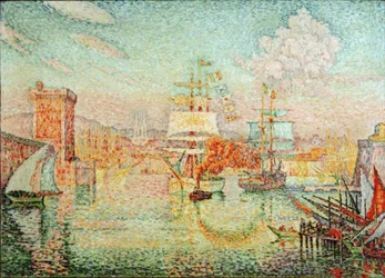 Marseille kikötőjének bejárata