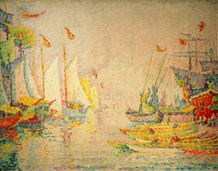 Konstantinápoly, Aranyszarv / Festmény v. Paul Signac