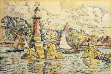 A világítótorony Lezardrieux-ban, 1927