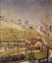 A Saint-Pierre tér és a Butte Montmartre. Paul Signac festménye (1863-1935)