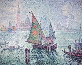 A zöld vitorla, Velence, 1904