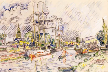 Landerneau kikötője, 1921