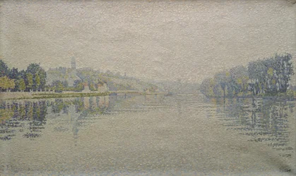 Kilátás a Szajnára Herblay-nál, 1889