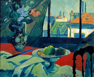 Csendélet, a művész műhelye Paul Serusier festménye (1863-1927) 1891 V. 0,6x0,73 m Párizs, Muse d