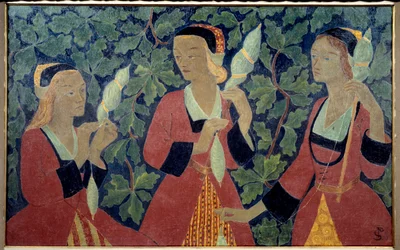 Paul Serusier (1863-1927) A három fonó festménye, 1918 Bresti Szépművészeti Múzeum