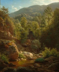 Jelenet a Catskillsben, 1858.