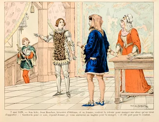 Az illusztráció Theodore Cahu "" Jeanne d
