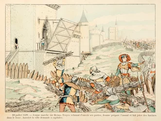 Az illusztráció Theodore Cahu "" Jeanne d