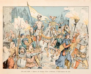Az illusztráció Theodore Cahu "" Jeanne d