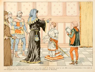 Illusztráció Théodore Cahu „Jeanne d