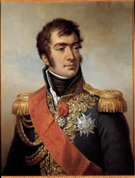 Auguste Frederic Louis (Auguste-Frederic-Louis) Viesse de Marmont-ról, Raguse Marechal birodalmi hercegéről 1809-ben (1774-1852) – egyenruhában, a helyreállítás alatti Becsületlégió emléktáblájával. Paulin Jean-Baptiste festménye