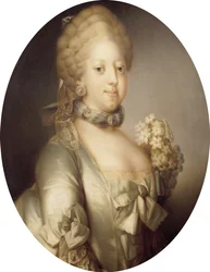 Nagy-britanniai Karolina Matild 1751-1775, Dánia királynéjának portréja, kb. 1767