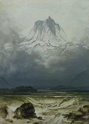 Landscape Study, Észak-Norvégia (olaj, panel)
