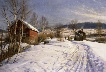 Téli táj, Lillehammer