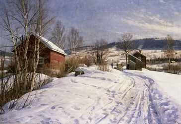 Téli táj, Lillehammer