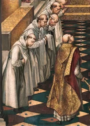 Szűzanya jelenése a domonkos szerzetesek közösségének, részlet
