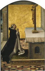 Szent Péter vértanú imádságban, 1493-1499