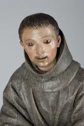 San Diego of Alcala, 1665-70 körül (polikróm fa)