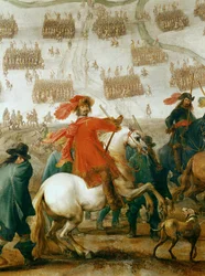 Octavio Piccolomini tábornagy, a császári csapatok parancsnoka a harmincéves háború idején ... (olaj, vászon)