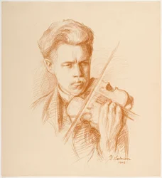 Játszó Heikki (a művész testvére)