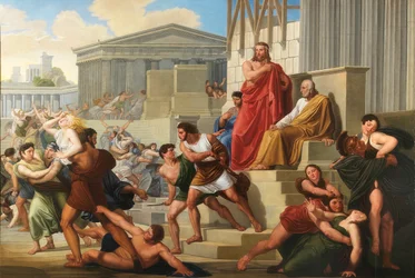 A szabin nők megerőszakolása, 1823-1824.