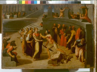 Keresztelő Szent János lefejezése, 1556 körül (olaj, tábla)