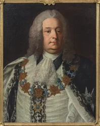 Herman Cedercreutz gróf portréja (1684-1754), készítette: Fjellstroem, Per Ericsson (1719-1790). Olajfestmény