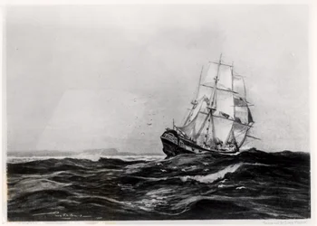 The Endeavour at Sea, 1900, vésette Lowy