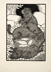 Munkamegosztás, Állatok száz anekdotájából, kocsma. 1924