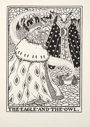 The Eagle and the Owl, a Fontaine Fables, pub. 1905
