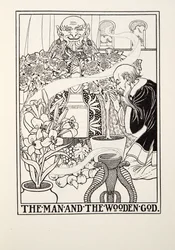 The Man and the Wooden God, a Fontaine Fables, kocsma. 1905