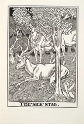 The Sick Stag, a Fontaine Fables, kocsma. 1905