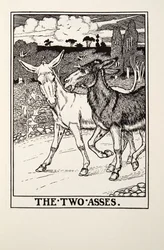 The Two Ass, a Fontaine Fables, pub. 1905