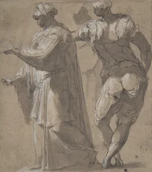 Két álló férfialak, 1501-47.