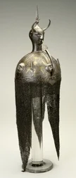 Kulah Khud, sisak, 1700-as évek körül, az 1800-as években átalakítva (vas arany és ezüst berakással)