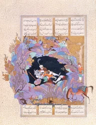 Rustam hetedik pályája: Megöli a fehér osztót, 1500-1540 körül